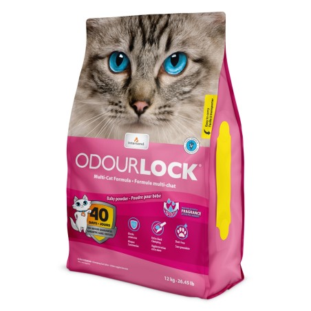 Odour Lock litière minérale poudre de bébé INTERSAND