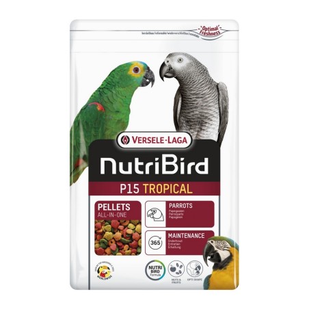 Nutribird P15 Tropical perroquet VERSELE LAGA 1kg et 3kg