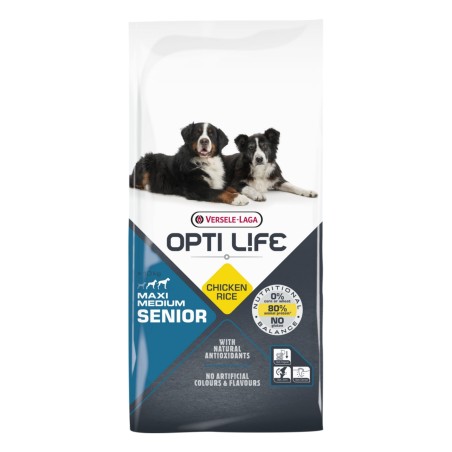 Sac 12,5kg Opti Life Senior au poulet chien M & XL VERSELE LAGA