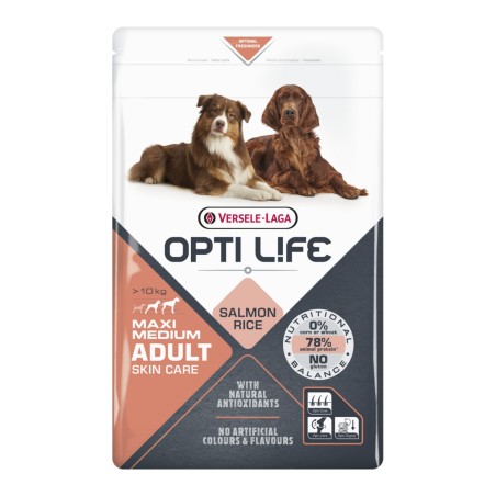 Opti Life Adult Skin Care au saumon chien M & XL VERSELE LAGA sachet 1kg