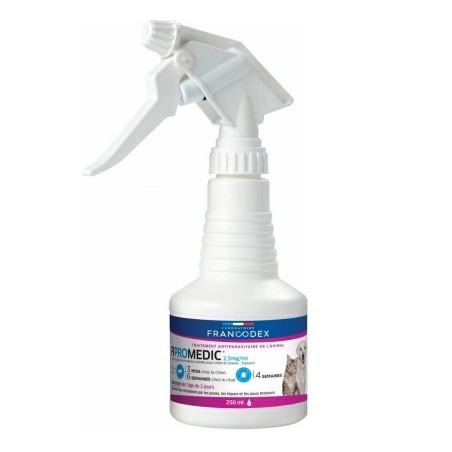 Spray 250ml chien et chat FIPROMEDIC anti-puces et tiques FRANCODEX