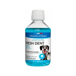 Soin dentaire FRESH DENT 2 EN 1 pour chien et chat FRANCODEX