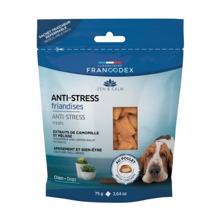 Friandises ZEN & CALM anti-stress pour chien FRANCODEX sachet de 75g