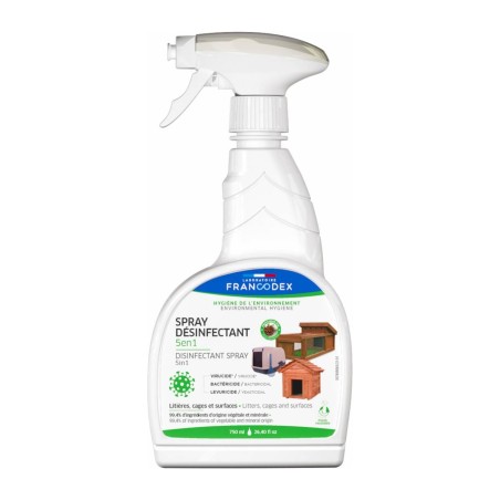 Spray Désinfectant 5 en 1 de 750ml toutes surfaces FRANCODEX