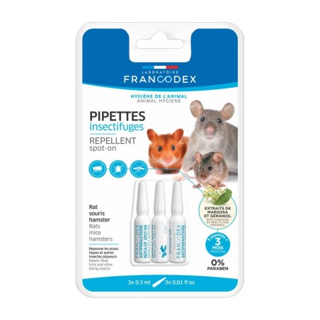 Pipettes Insectifuges pour petit rongeur FRANCODEX