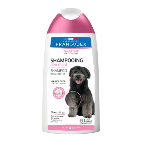 Shampoing Démêlant pour chien FRANCODEX bouteille de 250ml