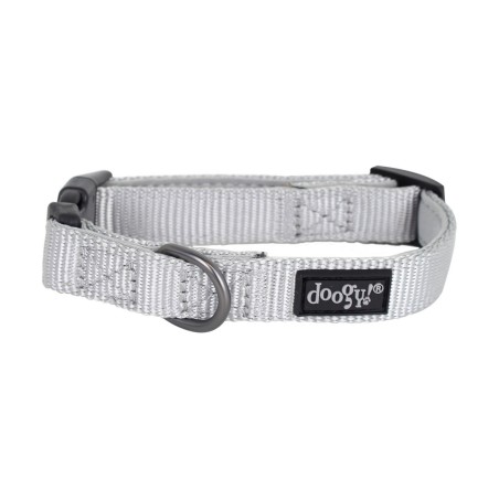 Collier en nylon pour chien DOOGY CLASSIC coloris gris