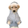 Sweat sport gris avec capuche pour chien DOOGY SPORT