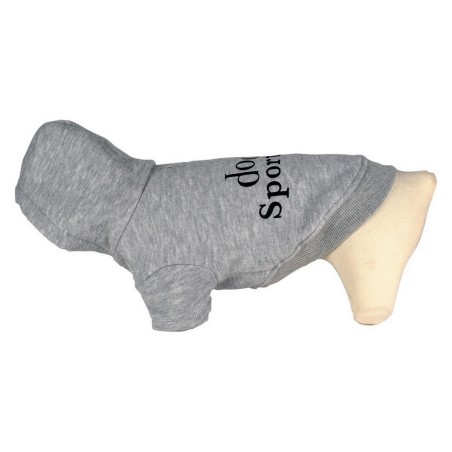 Sweat sport gris avec capuche pour chien DOOGY SPORT