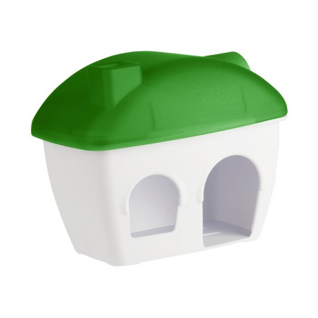 Maisonnette abri verte en plastique MECANHOR