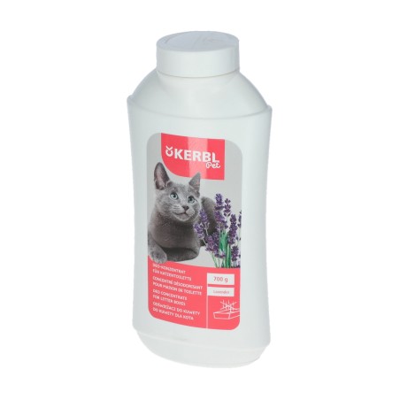 Déodorant en poudre pour bac à litière pour chat KERBL parfum lavande