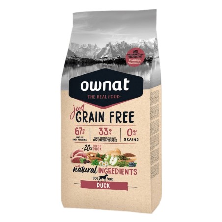 Just Grain Free au canard pour chien adulte OWNAT