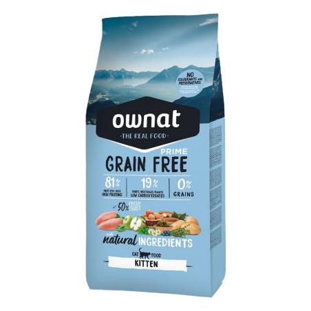 Prime Grain Free Kitten poulet et dinde pour chaton OWNAT